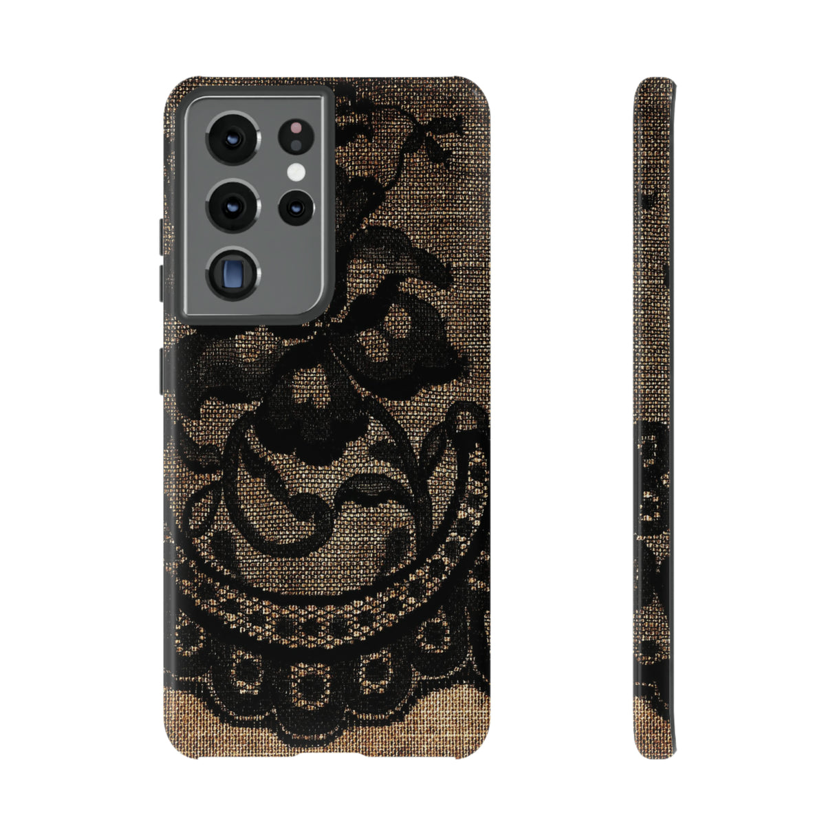 Broomrose Gothic Flower - Protective Phone Case