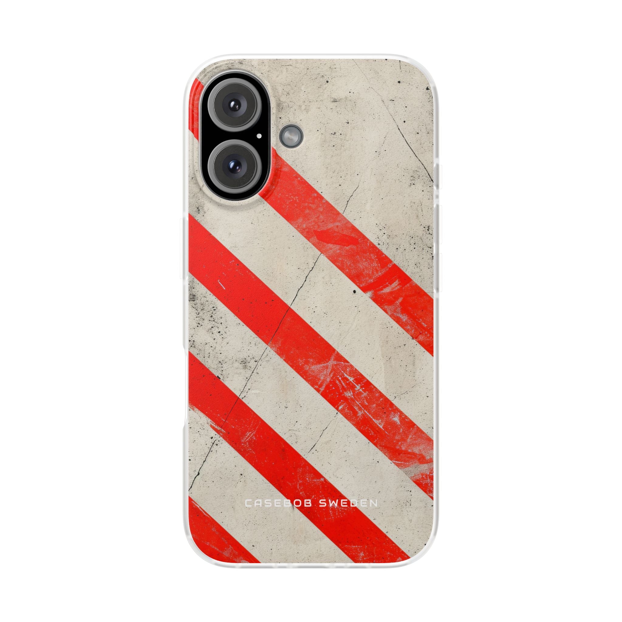 Striker Crimson Stripes iPhone 16 - Flexi Phone Case