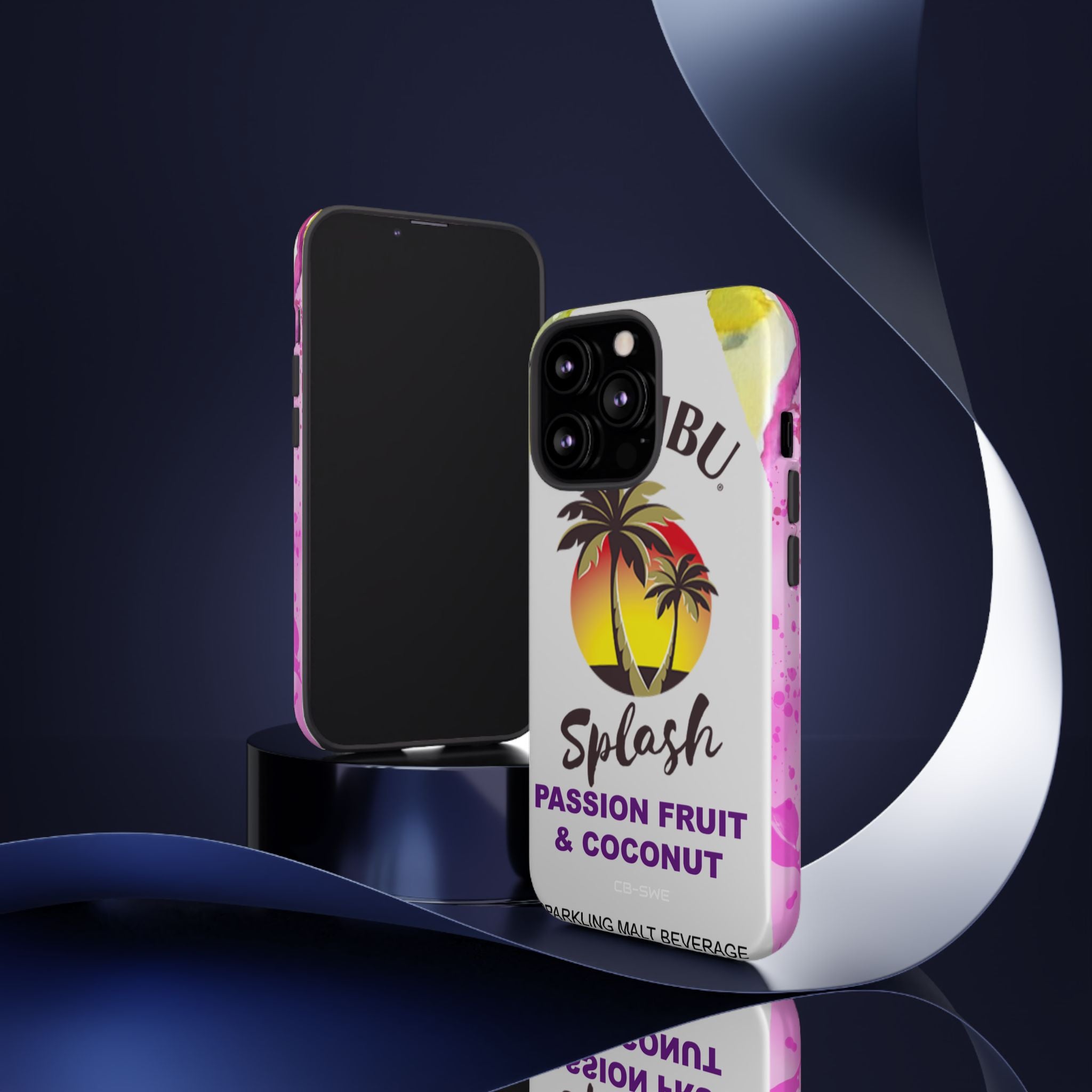 Tropical Sunset Splash - iPhone Case