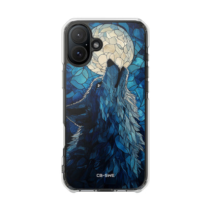 Wolf Howls Moonlight iPhone Case - Impact