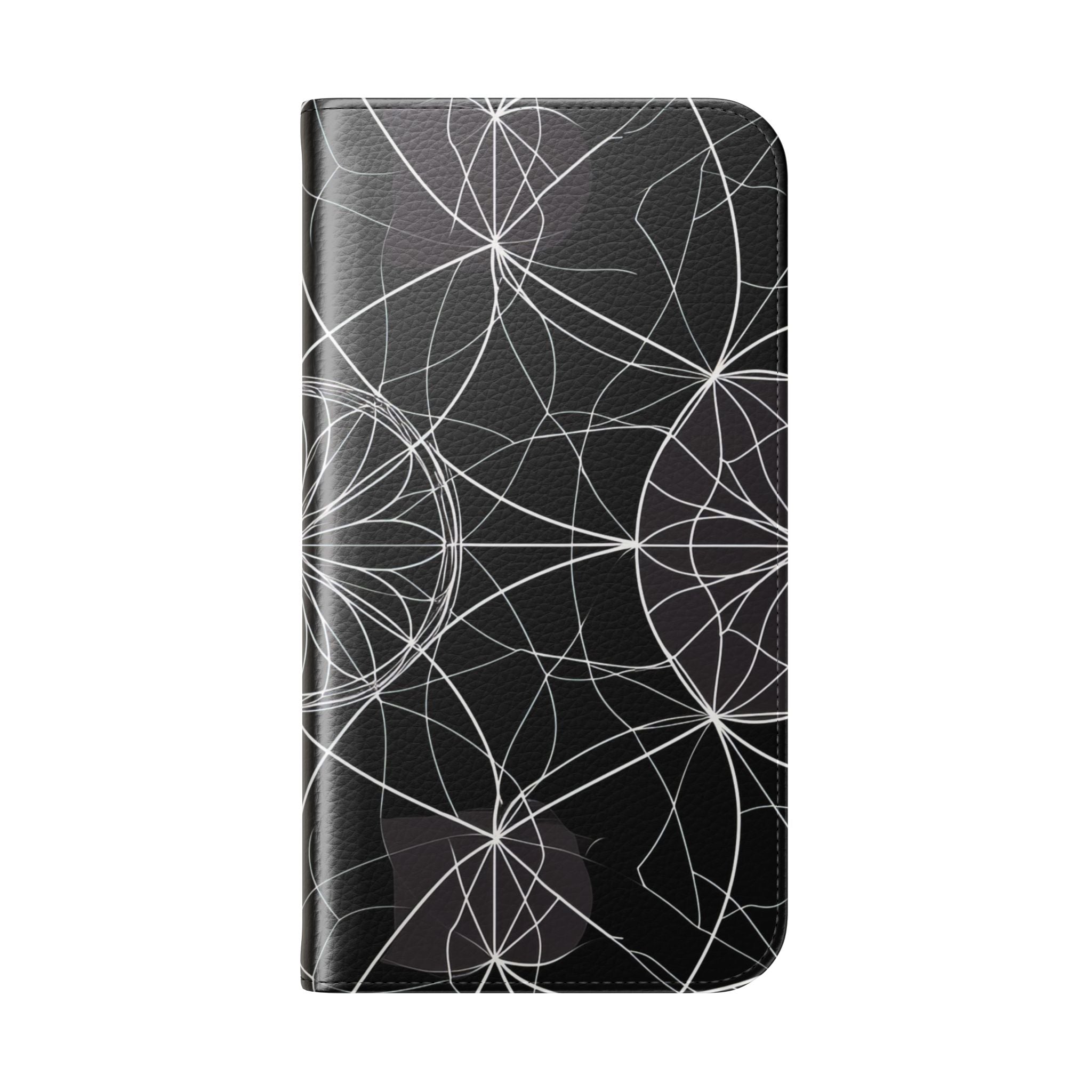 White Mandala Radiance - iPhone 15 Pro Case - Wallet