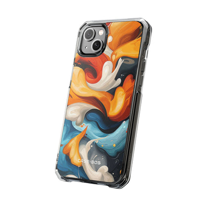 Crimson Ribbon iPhone 14 Plus Case - Impact