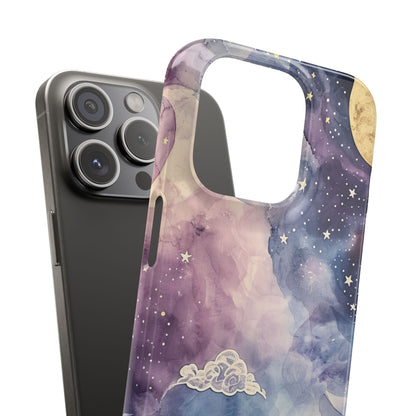 Dreamy Celestial Night - Slim iPhone 15 Phone Case