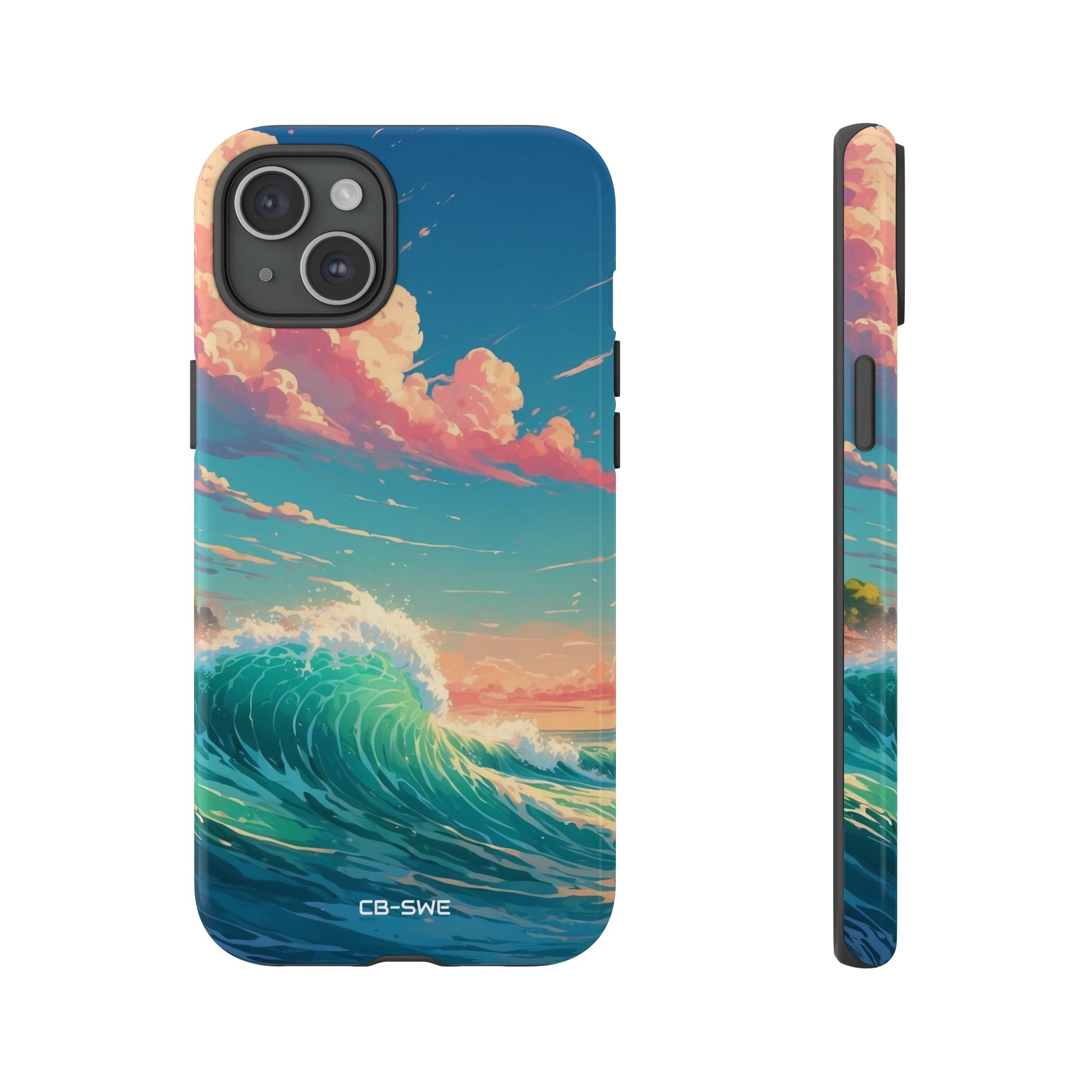 Waves Embrace Sunlight - iPhone Case