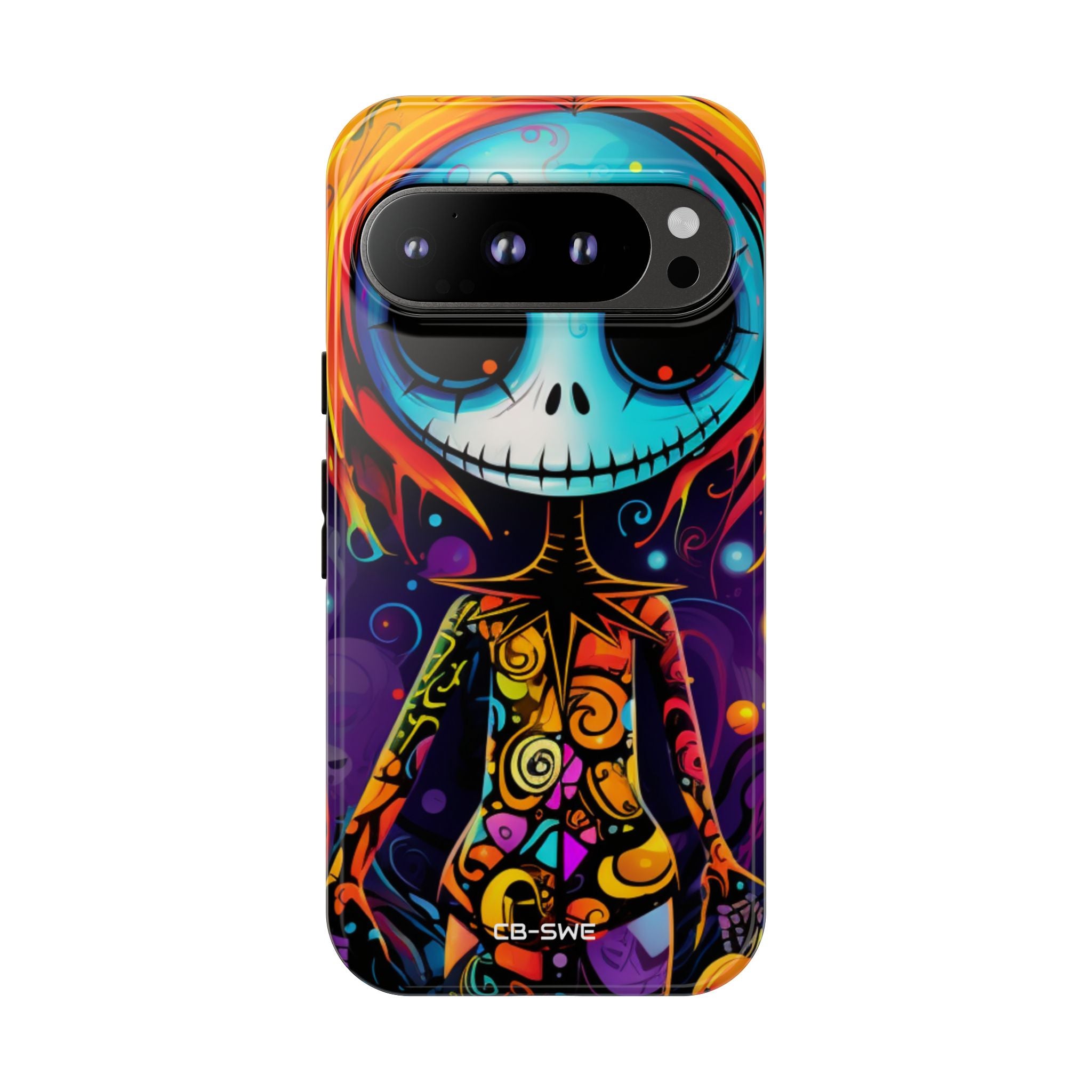 Skeletal Figure Laughs - Google Pixel Case