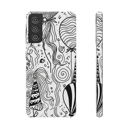 Whimsical Festivity | Slim Phone Case for Samsung