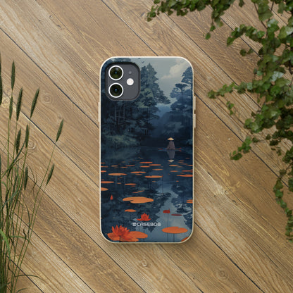 Tranquil Lotus Serenity | Biodegradable Phone Case