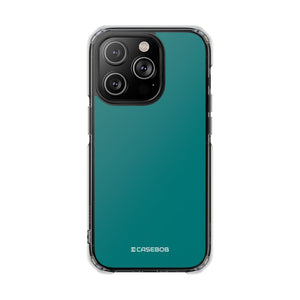 Teal | Phone Case for iPhone (Clear Impact Case - Magnetic)