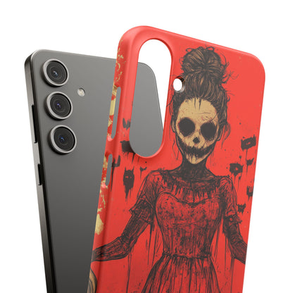 Haunting Scarlet Descent Samsung S24 - Slim Phone Case