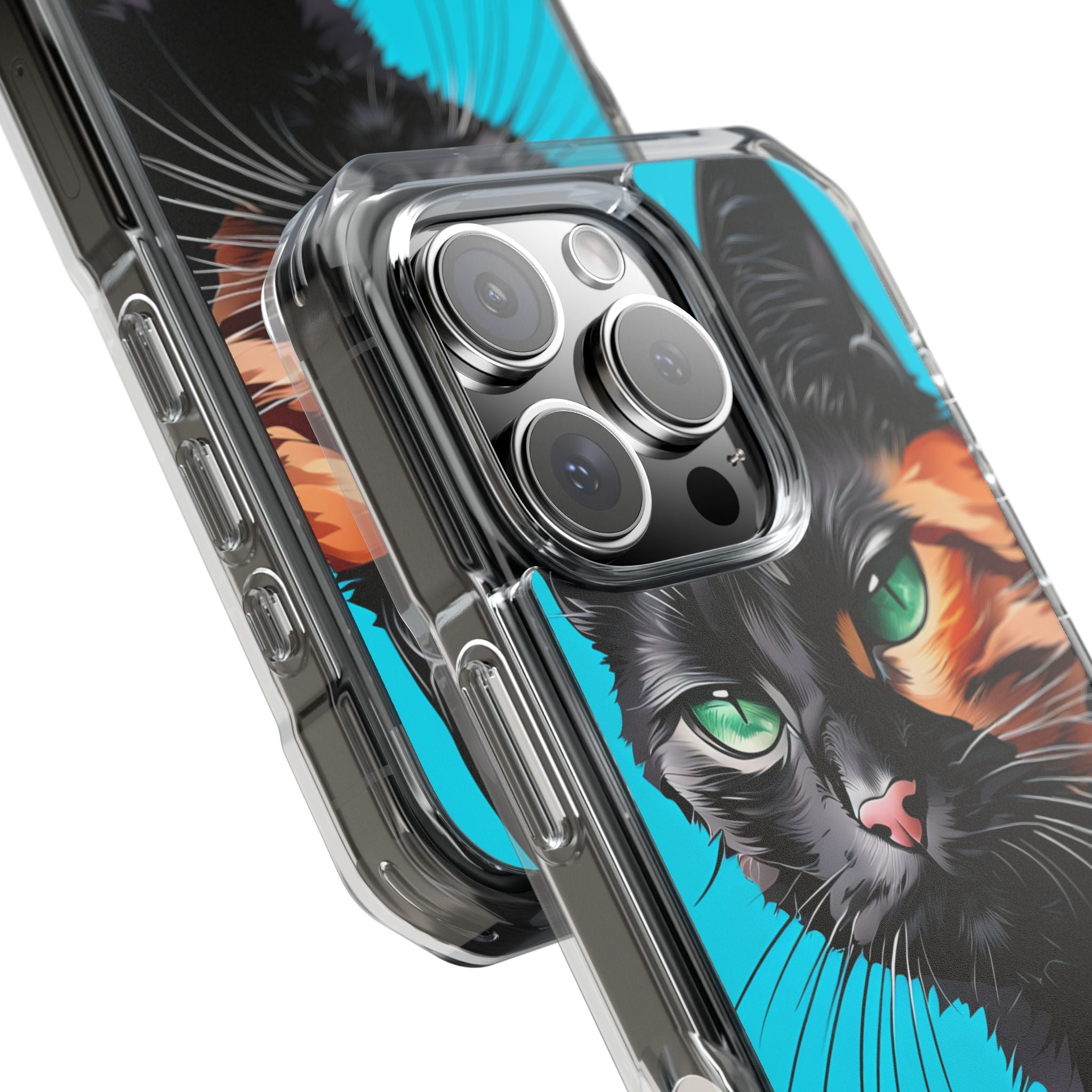 Curious Cat Stare iPhone Case - Impact