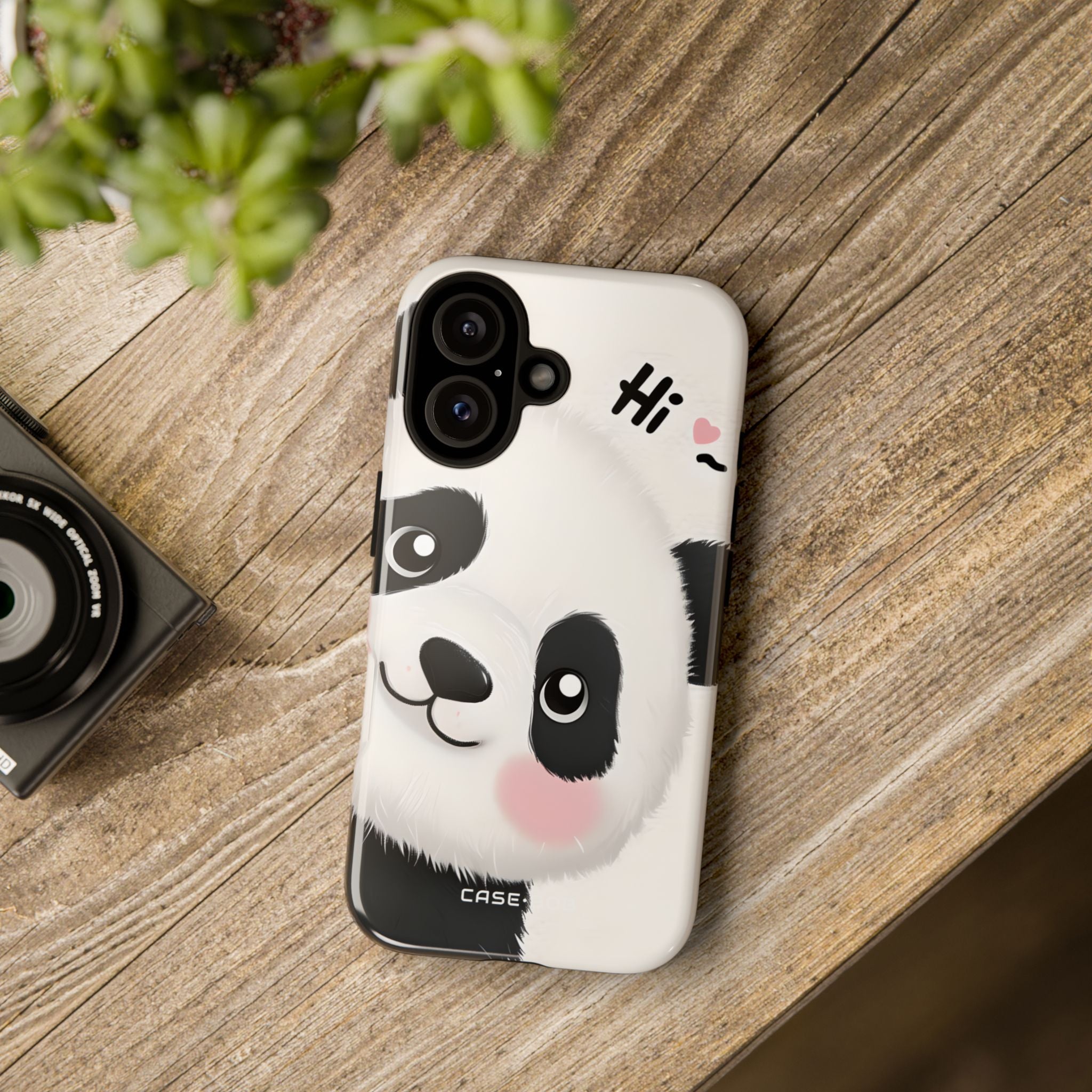 Panda Glow iPhone 16 Pro Case - Tough