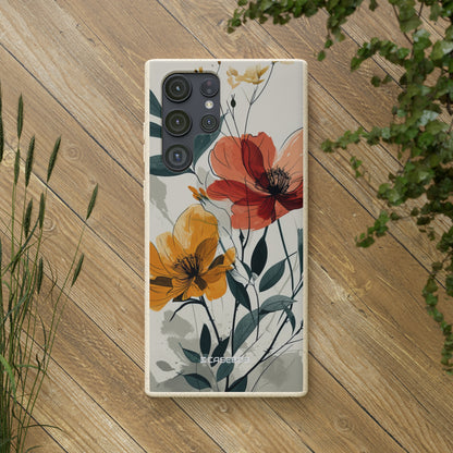 Serene Floral Harmony | Biodegradable Phone Case