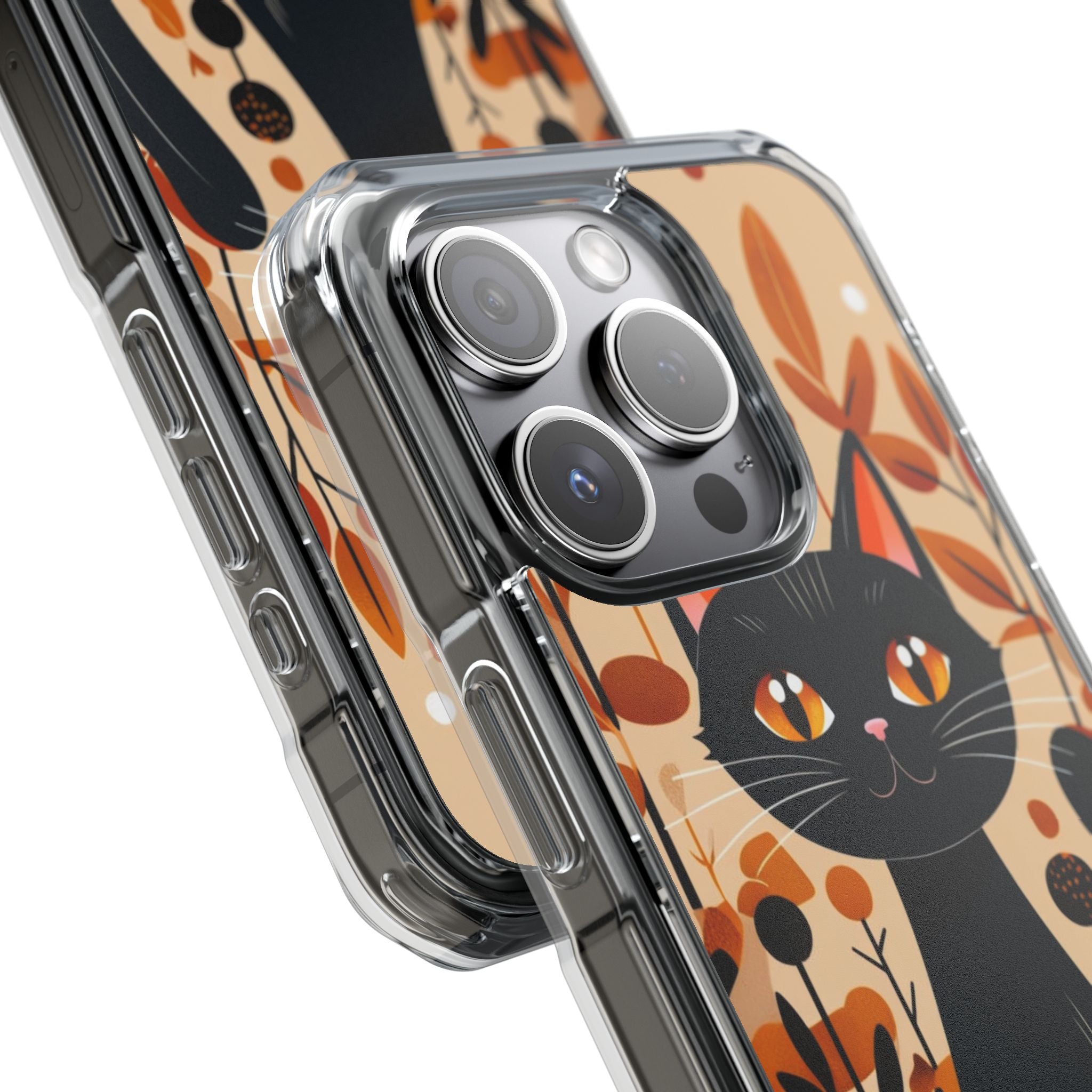 Autumnal Cat Whimsy iPhone Case - Impact