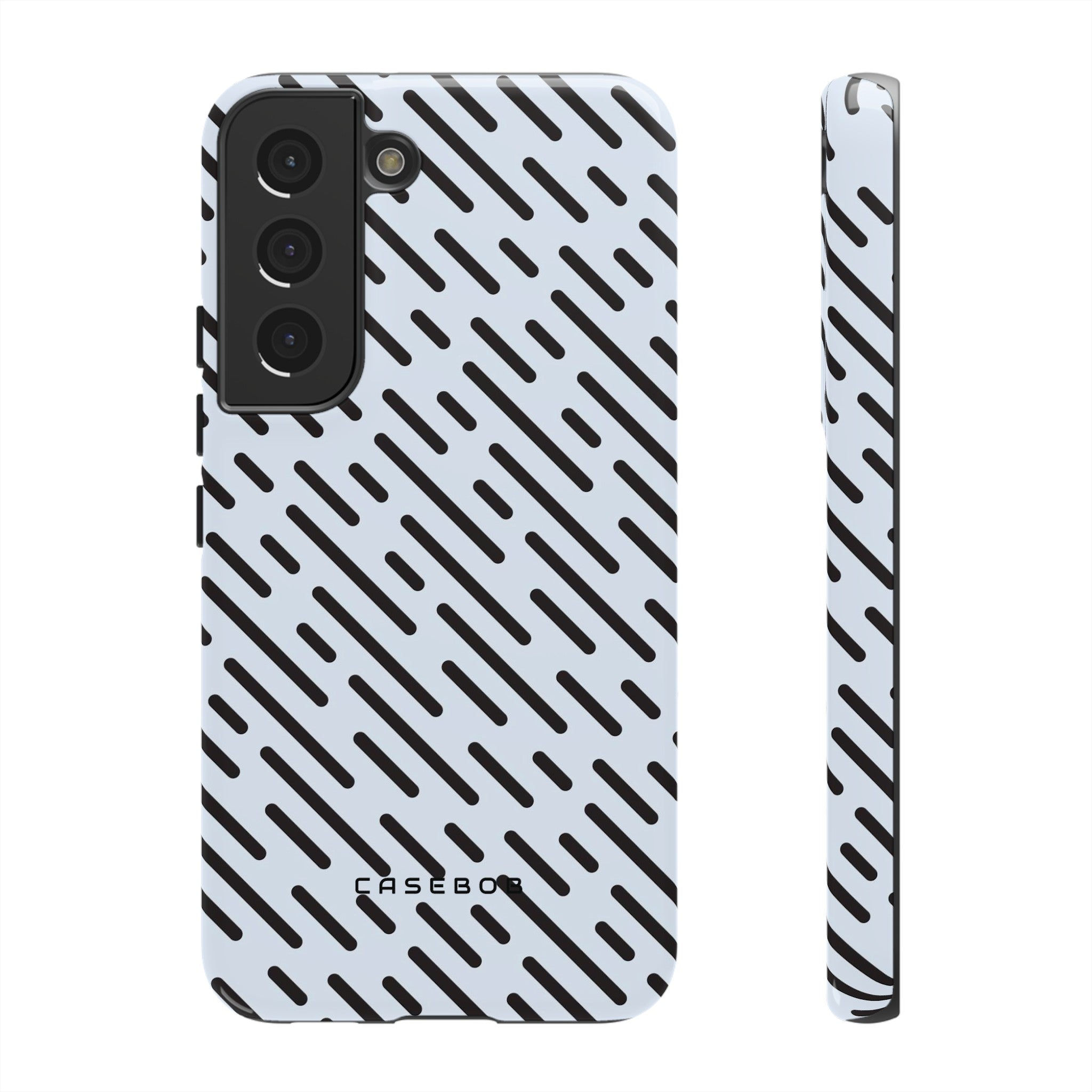 Monochrome Dash - Protective Phone Case