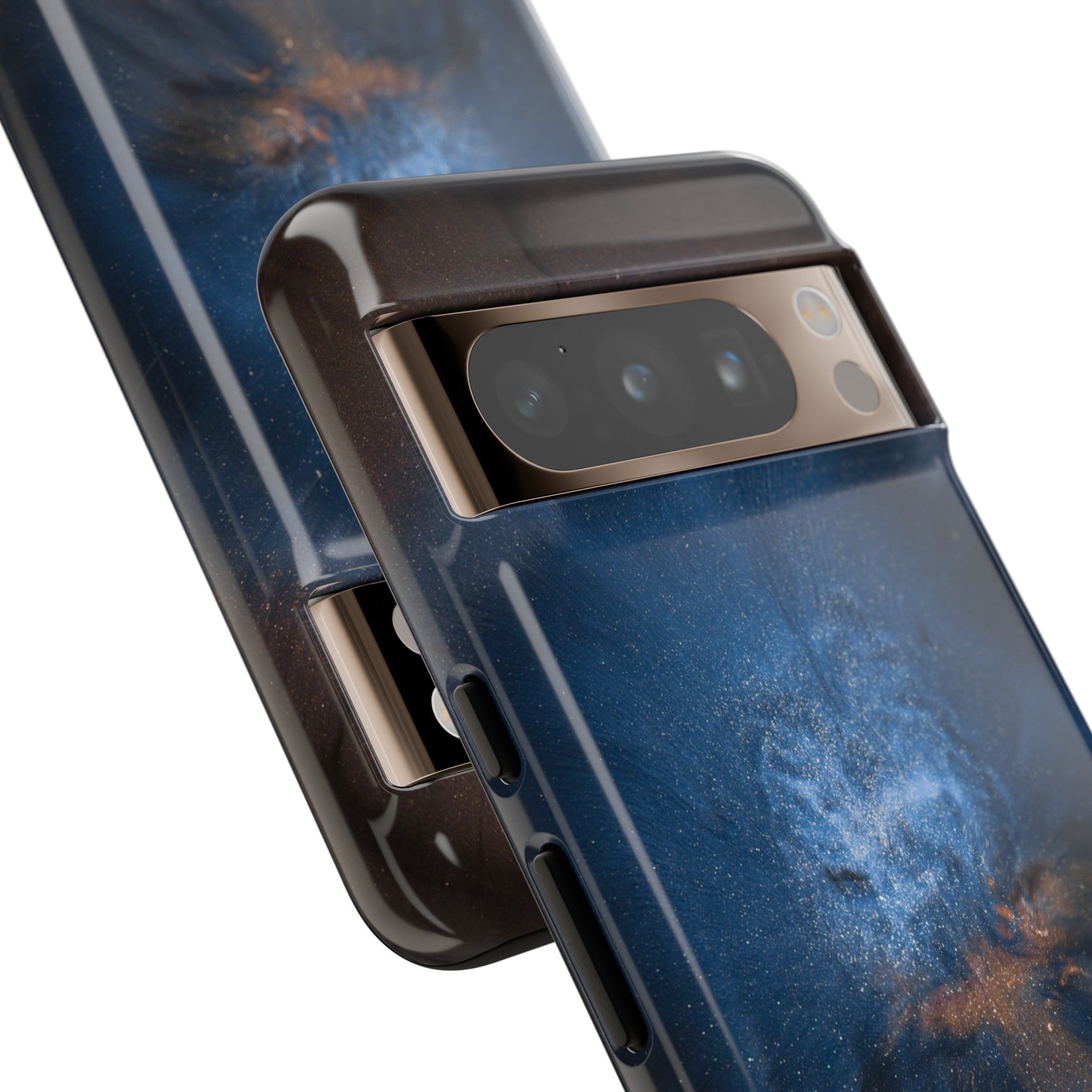 Blue Space Ink Art - Protective Phone Case