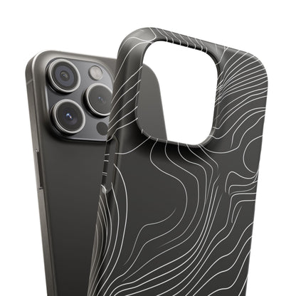 Contour Waveform Flow iPhone 15 - Slim Phone Case