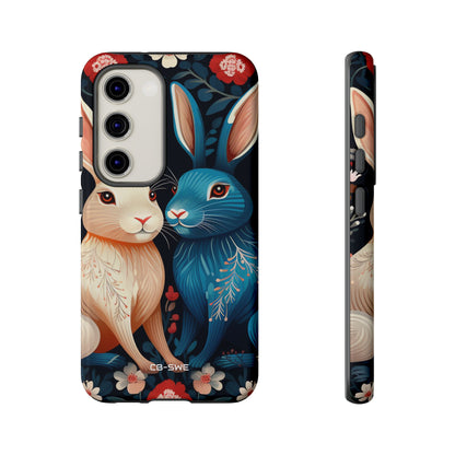 Rabbits Embrace Blossoms - Samsung Case