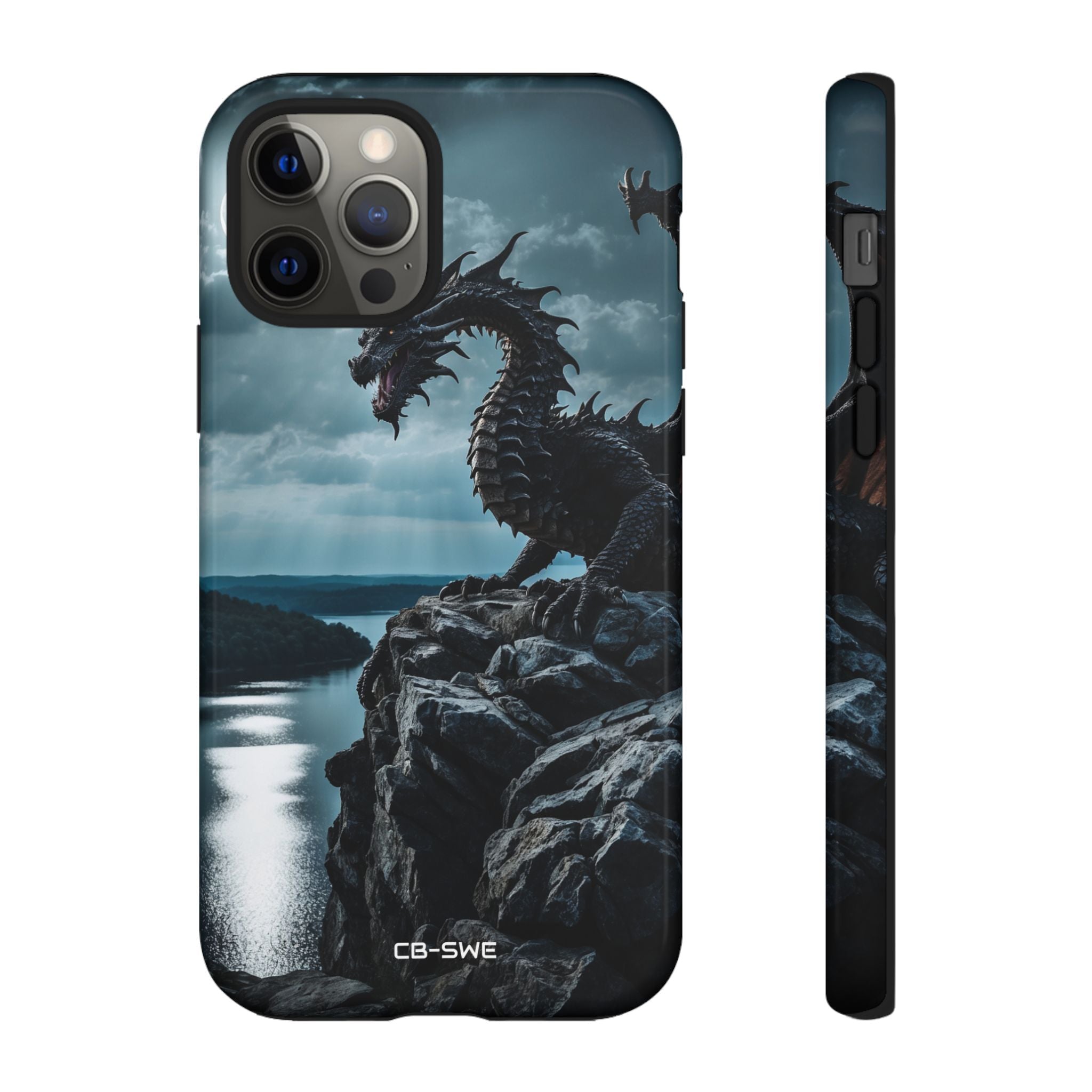 Dragon Soars Moonlight - iPhone Case