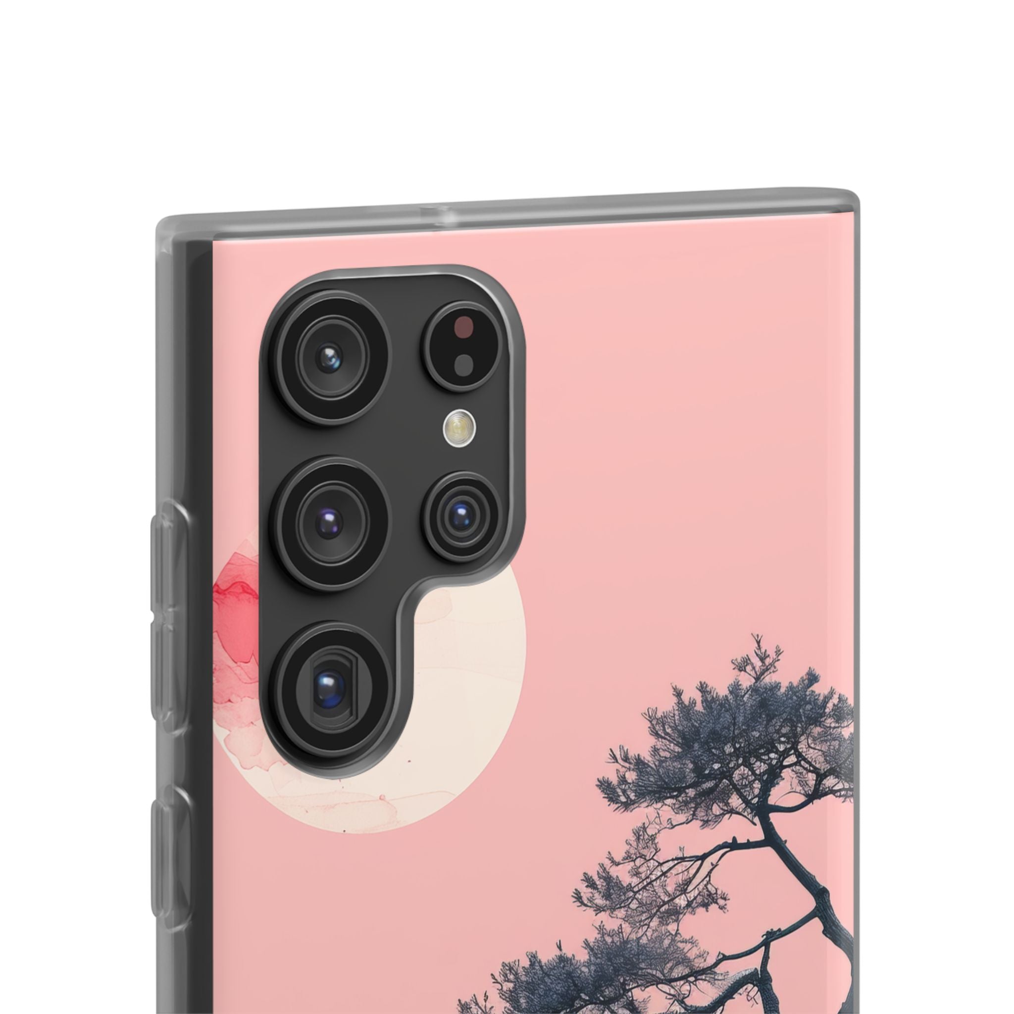 Crimson Moon Tree Samsung S22 Ultra Case - Soft