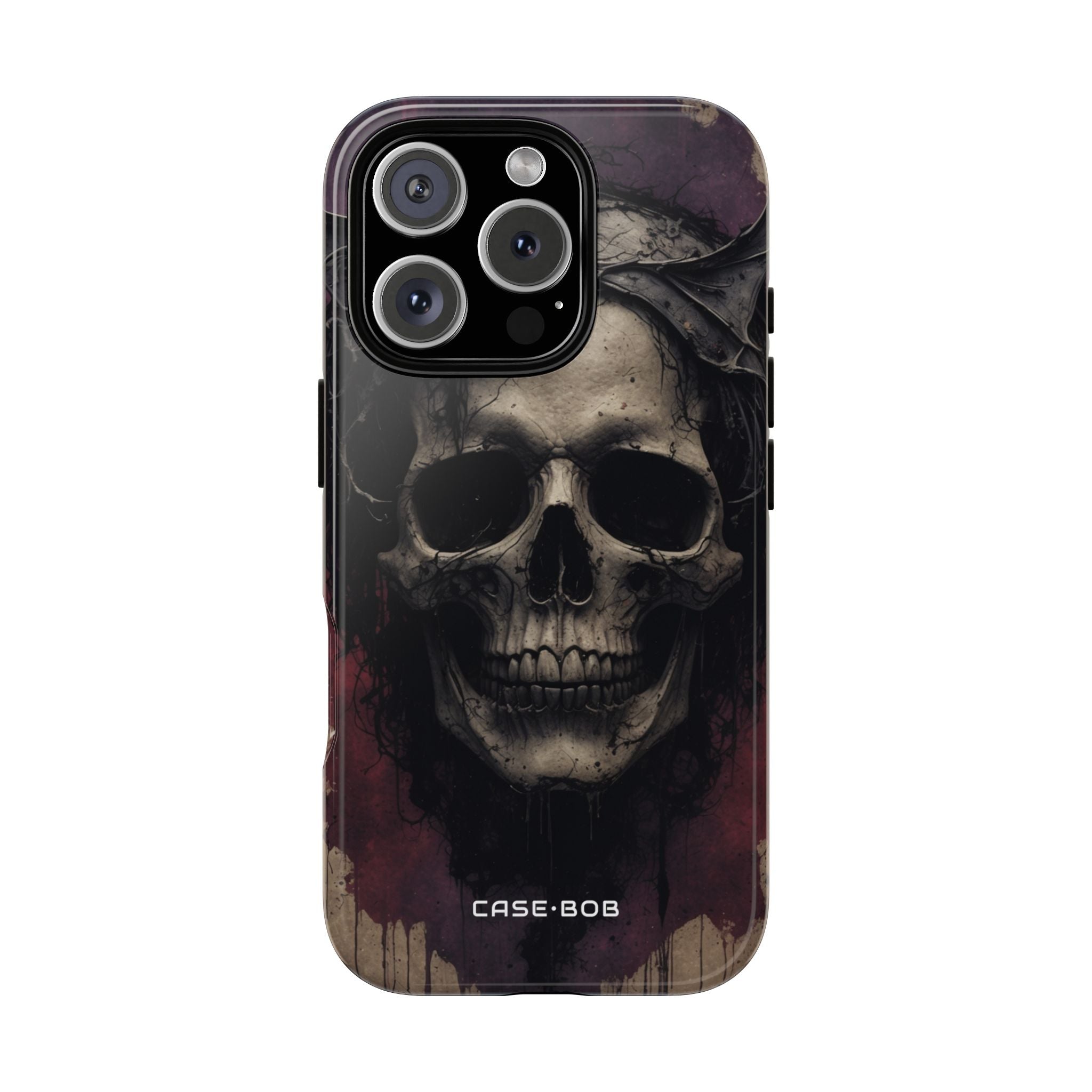 Skull Twilight iPhone 16 Pro Case - Tough
