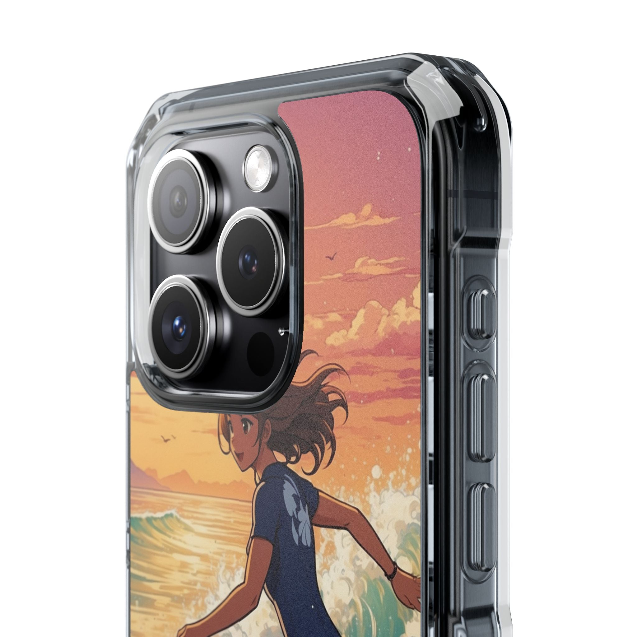 Surfing Into Sunset iPhone Case - Impact
