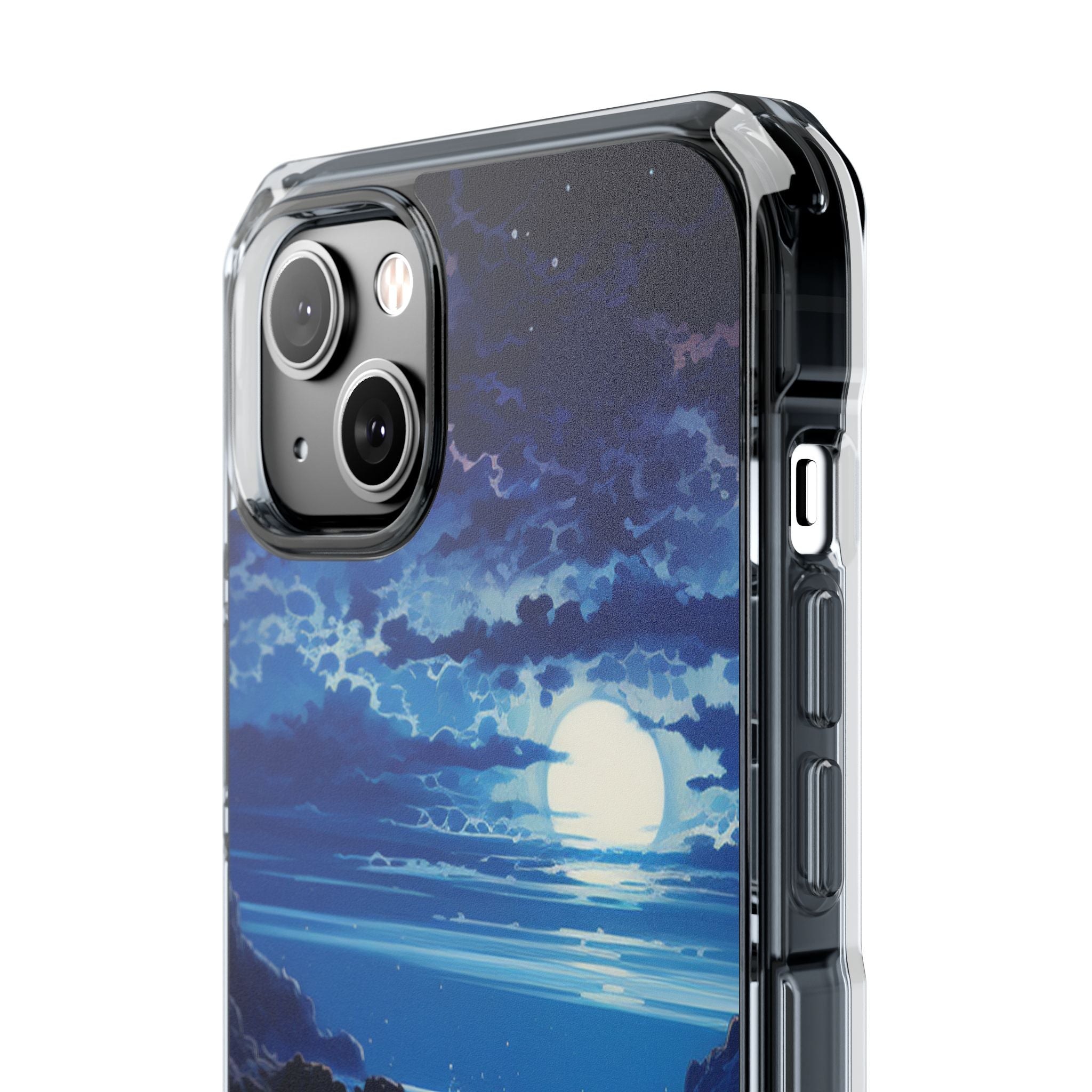 Moonlit Sea Dance iPhone Case - Impact