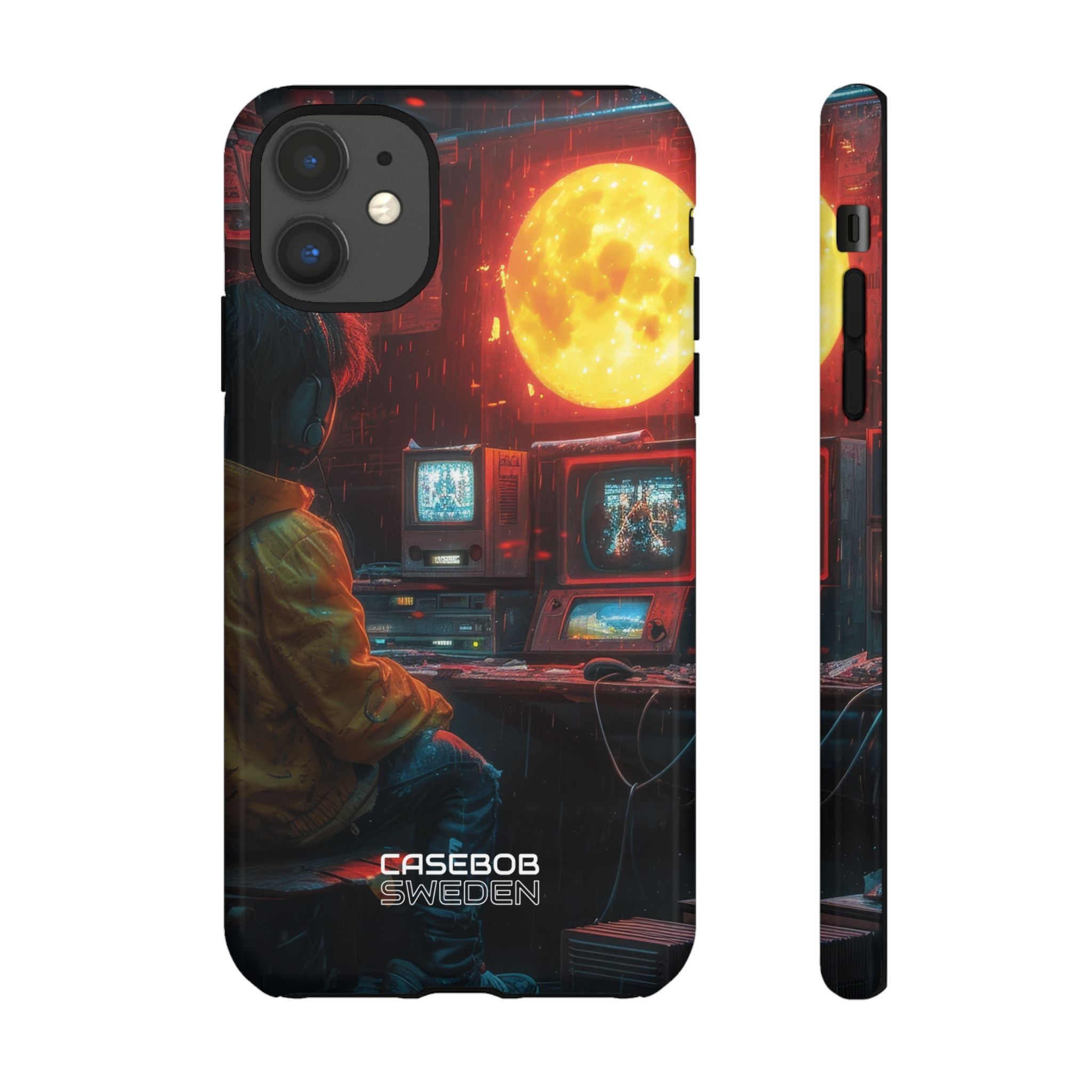 Cyberpunk Rain Room iPhone 11 - Tough