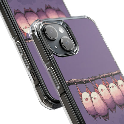 Bats Hang Playfully iPhone Case - Impact
