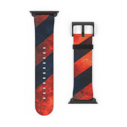 Diagonal Stripes Blaze - Watch Band
