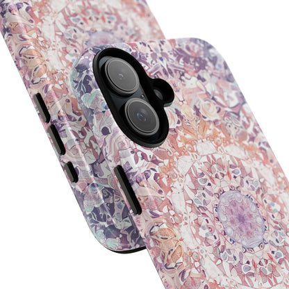 Purple Pink Mandala - Tough iPhone 16 Phone Case