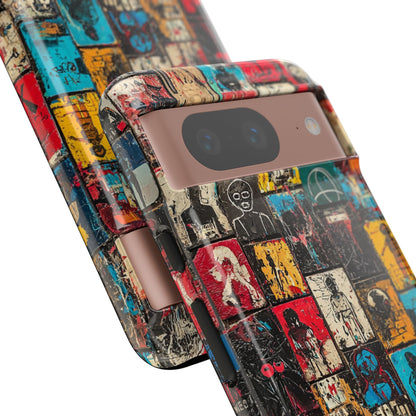 Figured Grid Google Pixel 8 Case - Tough