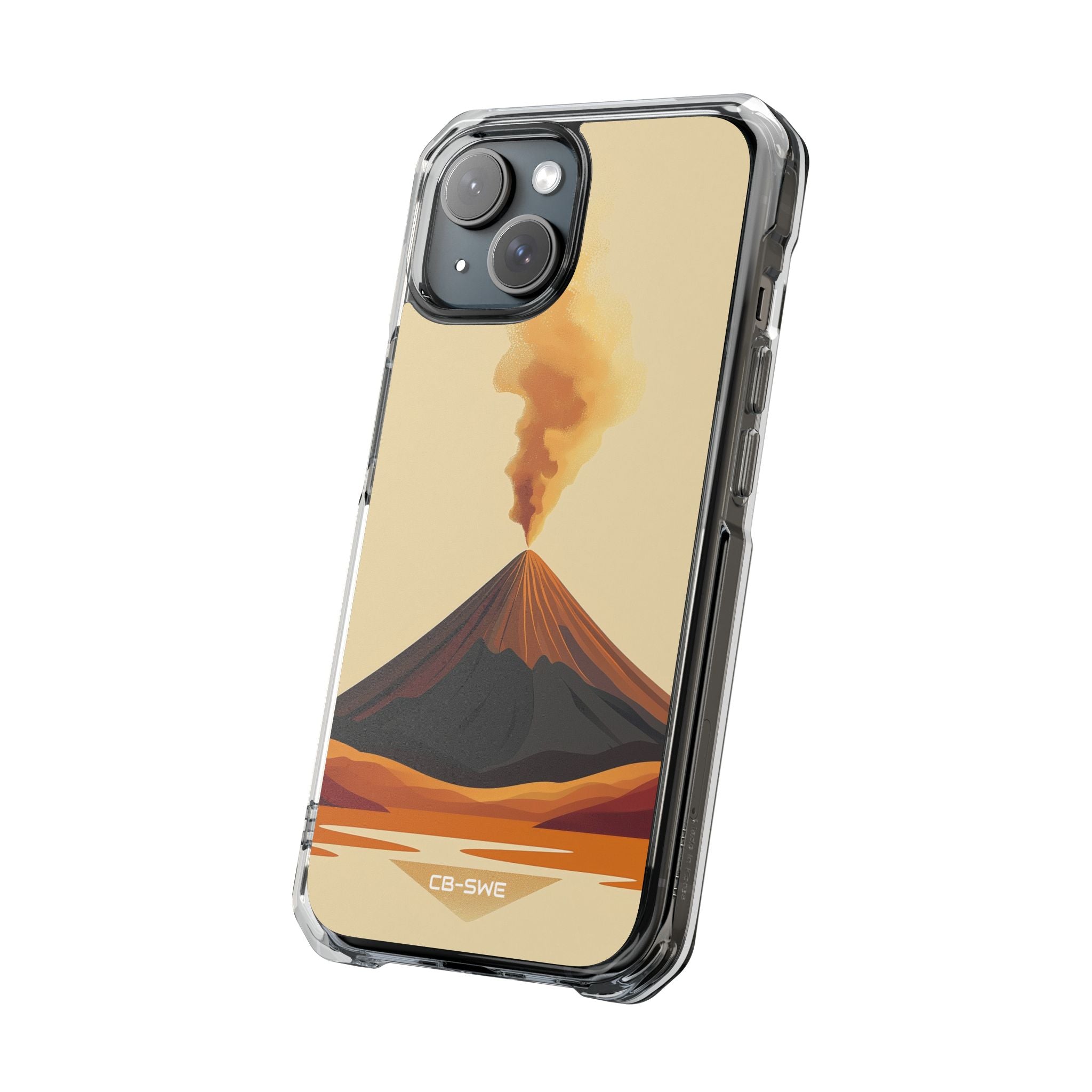 Volcano Erupts Brightly iPhone Case - Impact