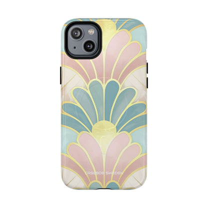 Pastel Deco Elegance - Tough + MagSafe® iPhone 14 Phone Case