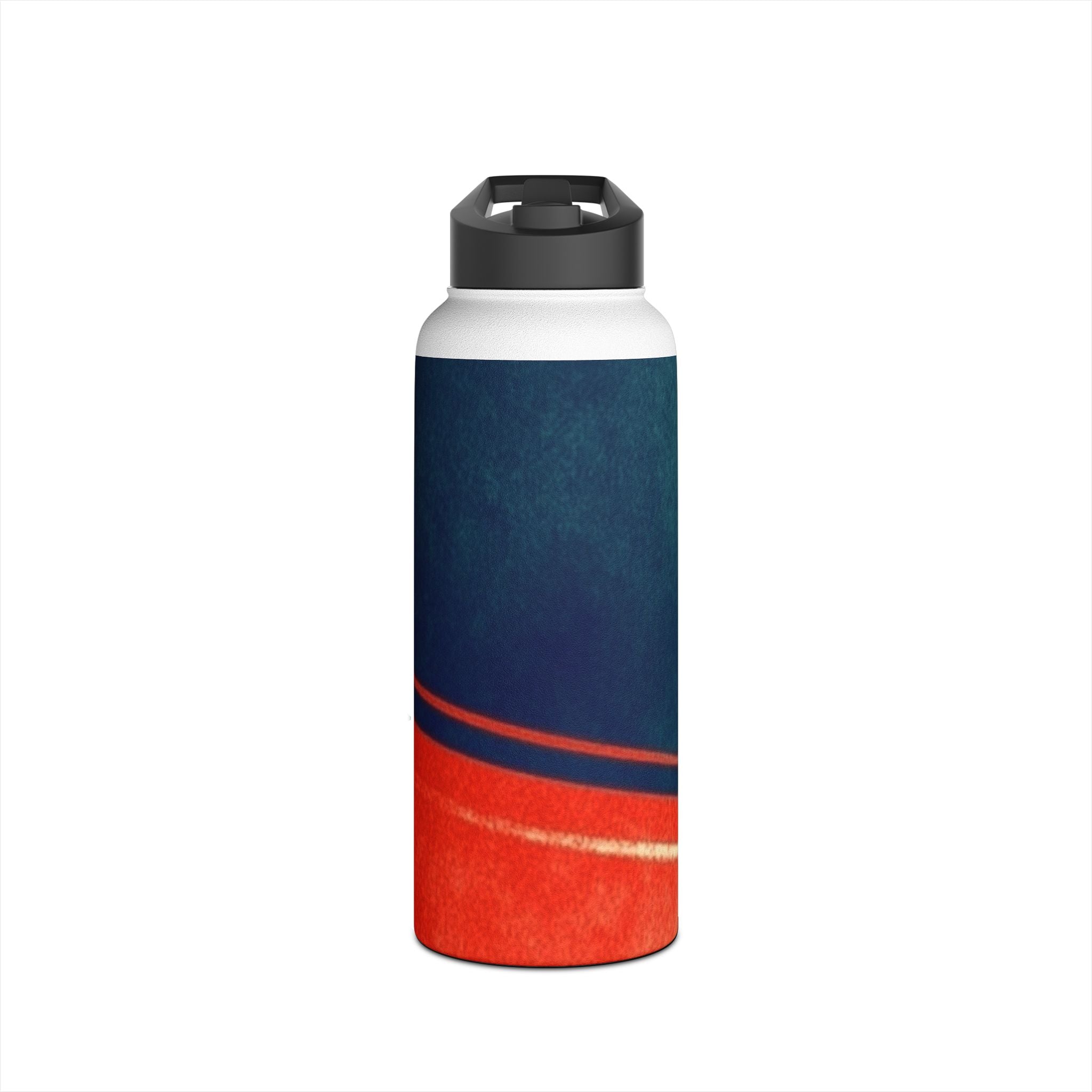 Navy Streak - Stainless Steel Water Bottle