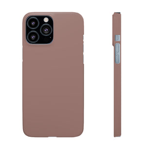 Burnished Brown iPhone Case (Slim) iPhone 13 Pro Max Matte Phone Case