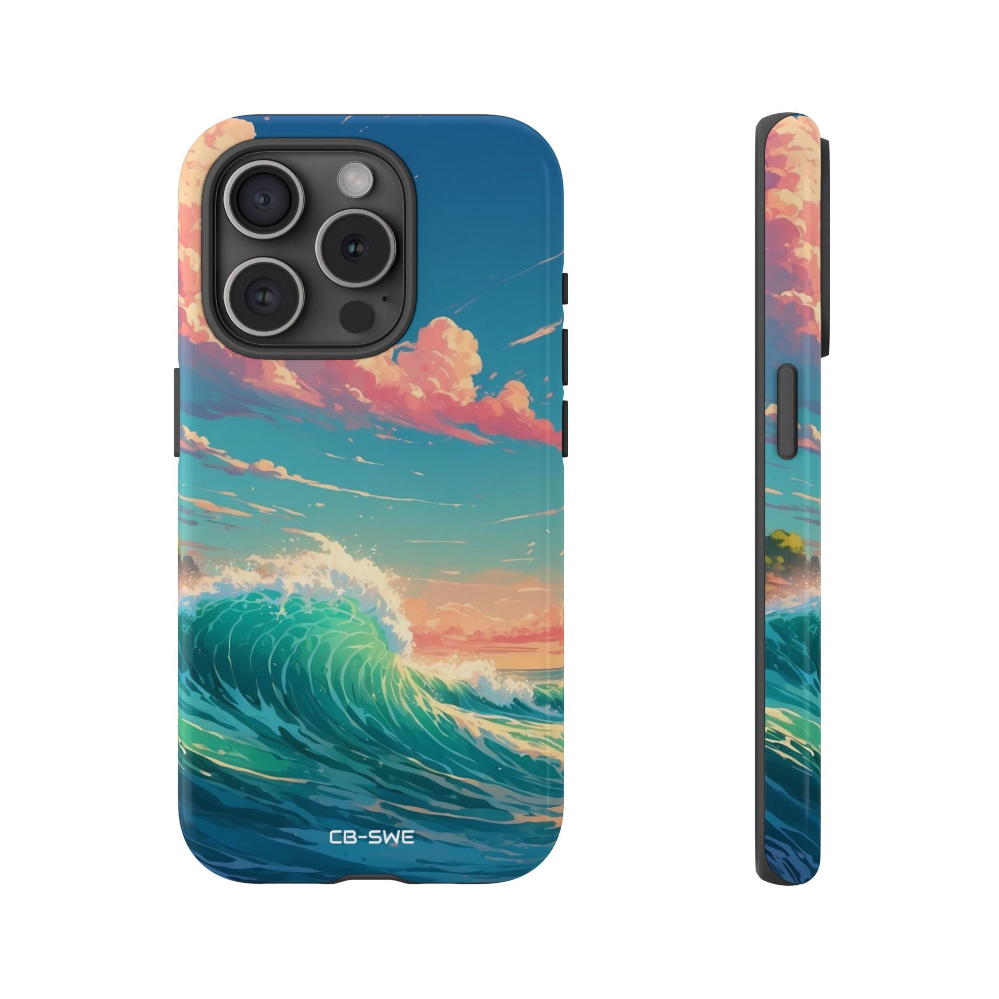 Waves Embrace Sunlight - iPhone Case