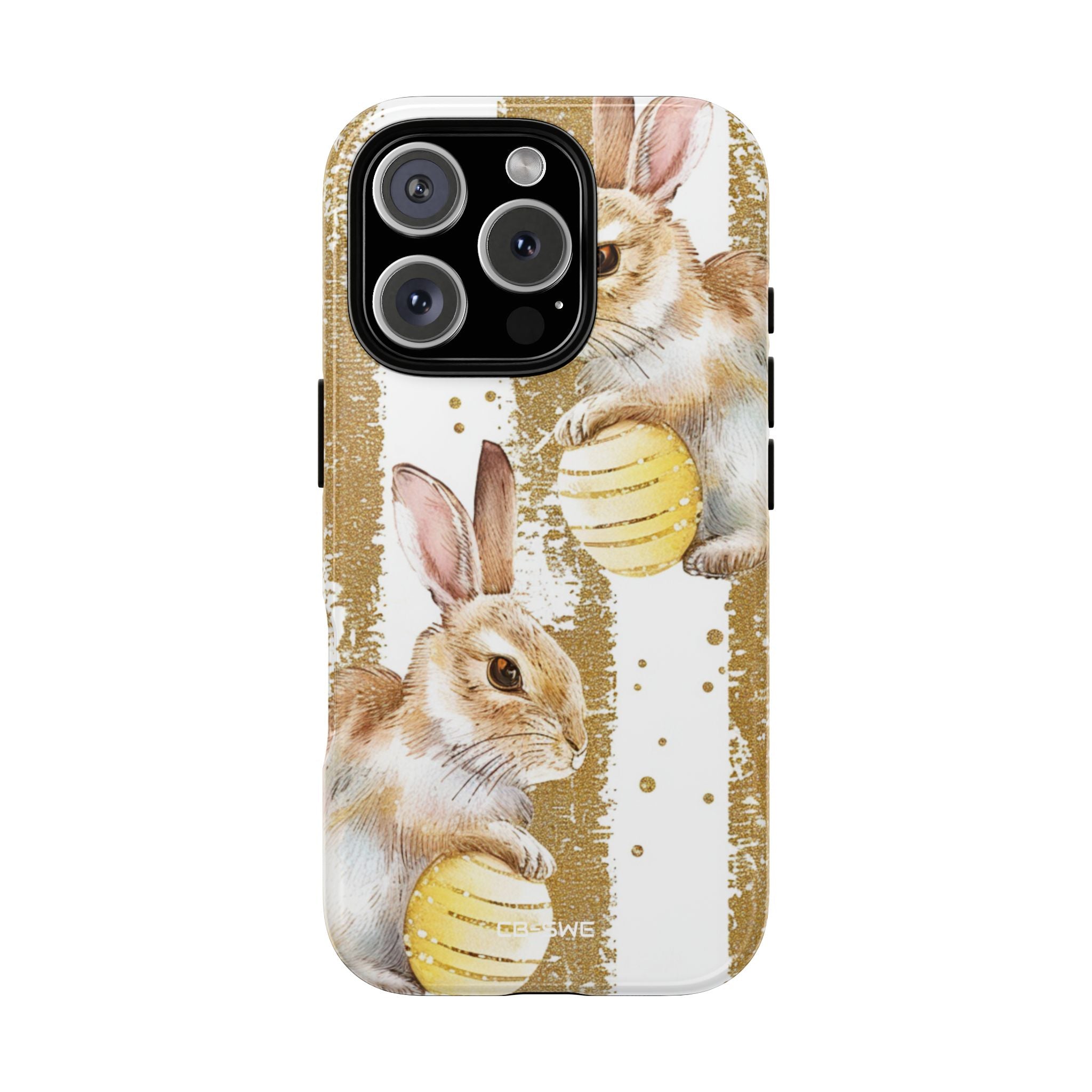 Bunnies Hold Eggs - iPhone Case