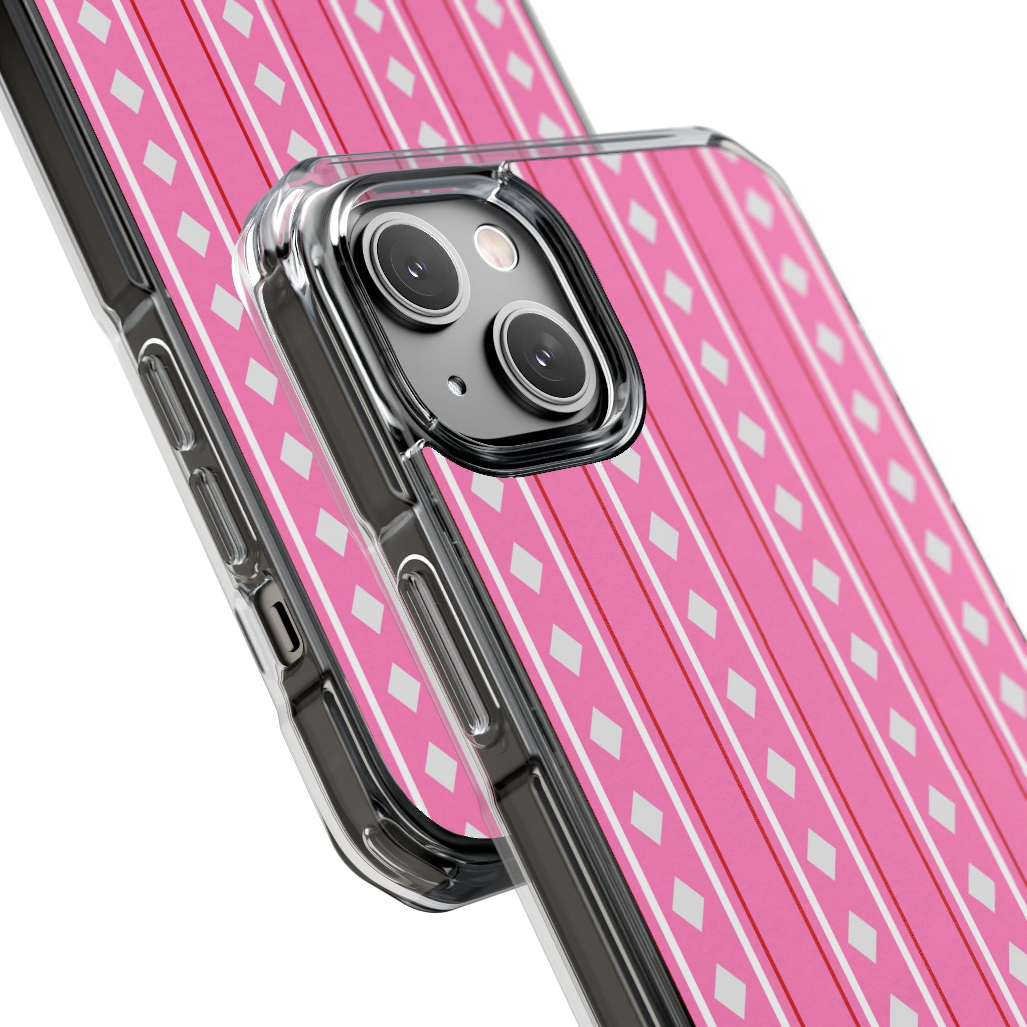 Pink Diamonds Symmetry iPhone Case - Impact
