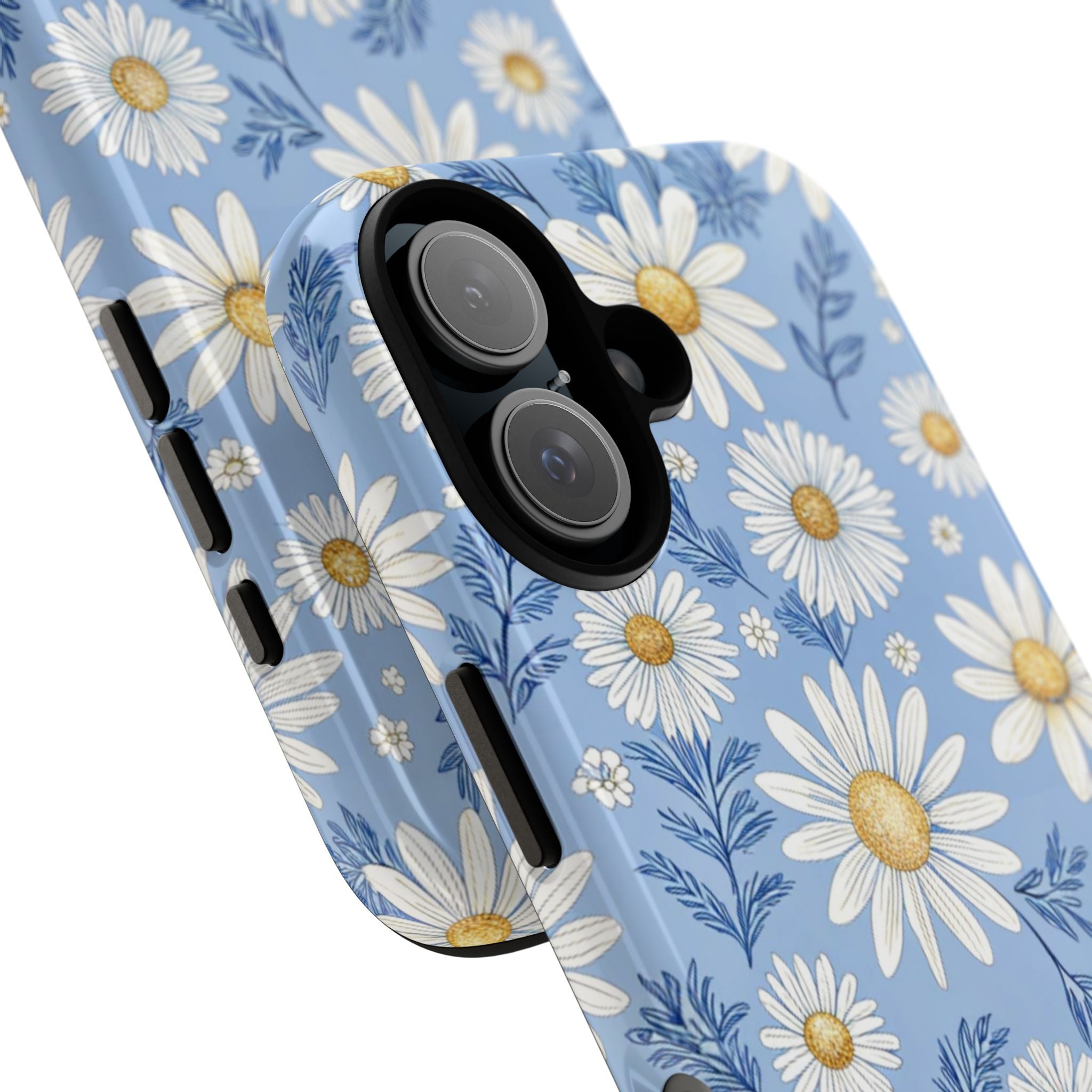 Daisies On Blue - iPhone Case