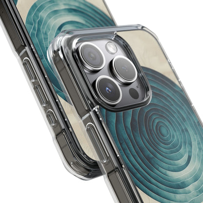 Waves Embrace Circles iPhone Case - Impact