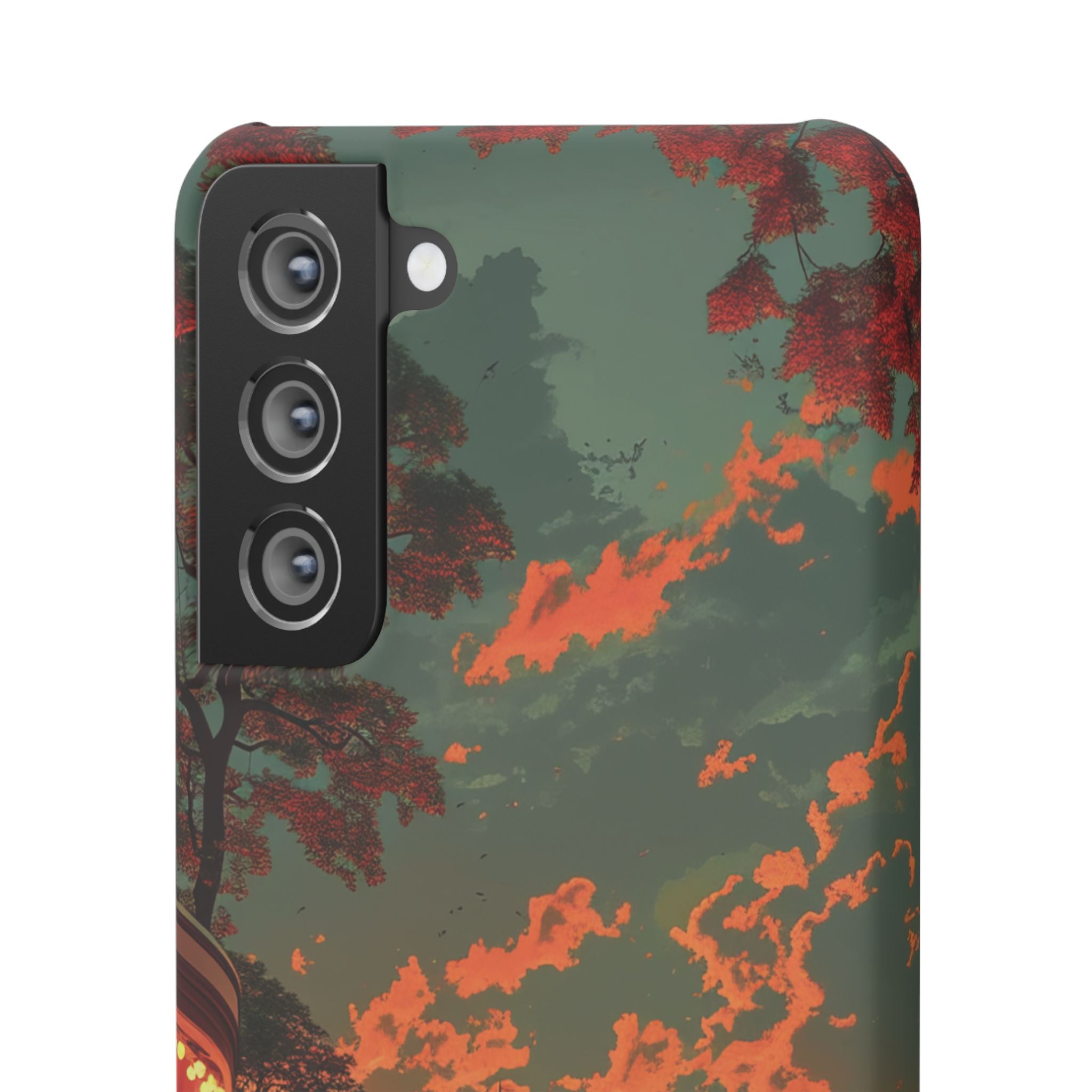 Mid-Century Nostalgia Streetscape Samsung S21 - Slim Phone Case