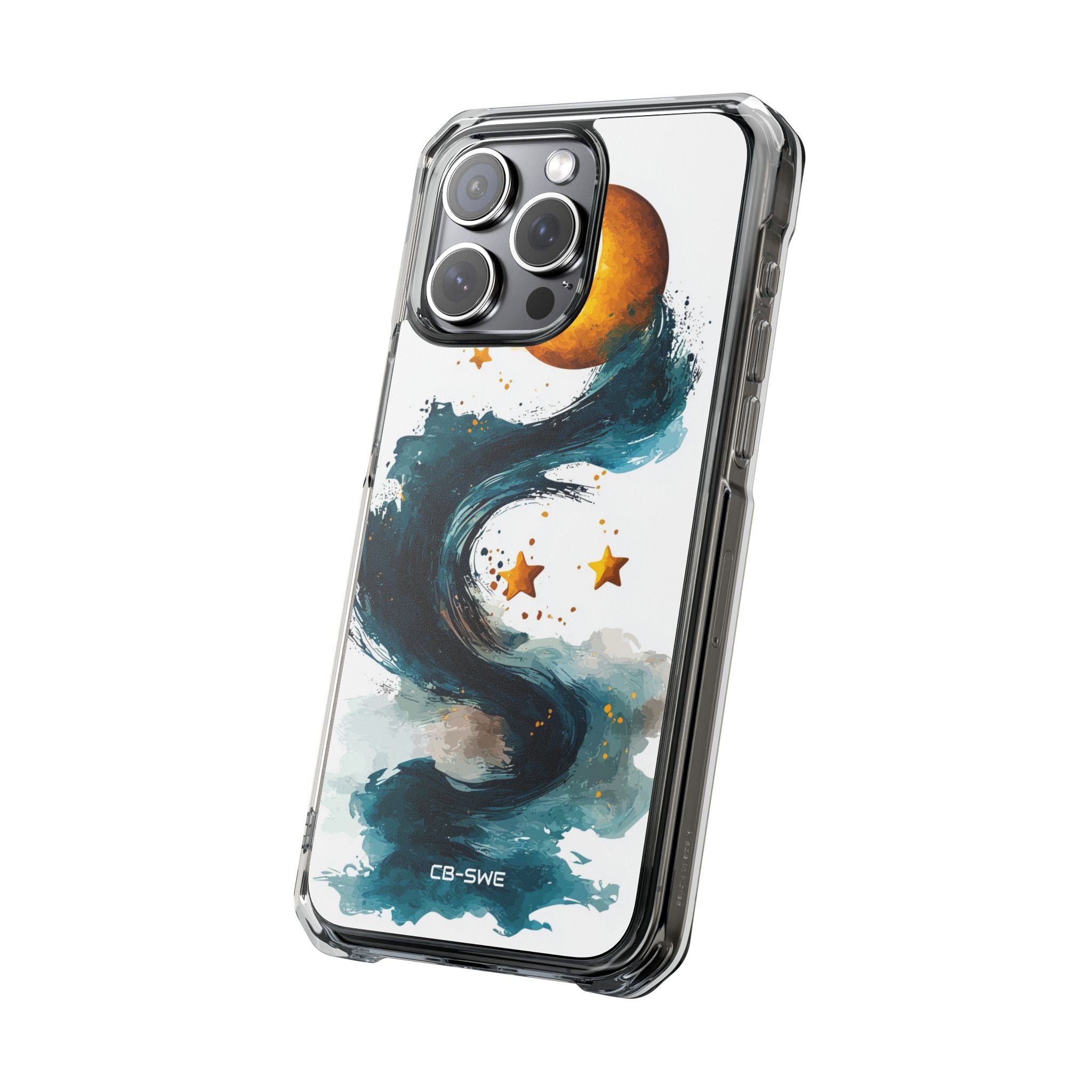 Celestial Waves Dance iPhone Case - Impact
