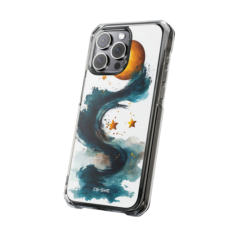 Celestial Waves Dance iPhone Case - Impact
