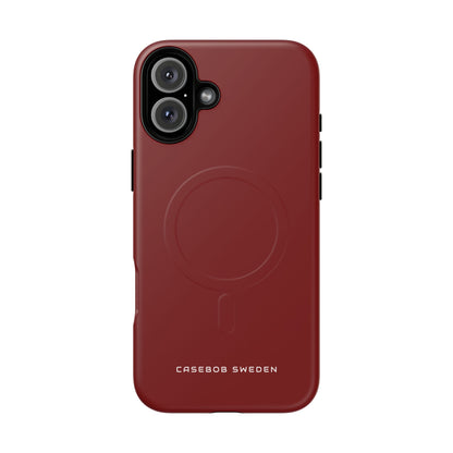 Maroon iPhone 16  Tough+ Phone Case