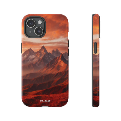 Mountain Peaks Glowing - iPhone Case