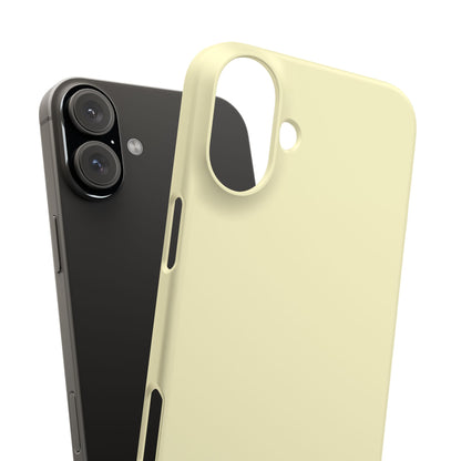 Lemon Chiffon iPhone 16 - Slim Phone Case