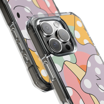 Playful Mushroom Friends iPhone Case - Impact