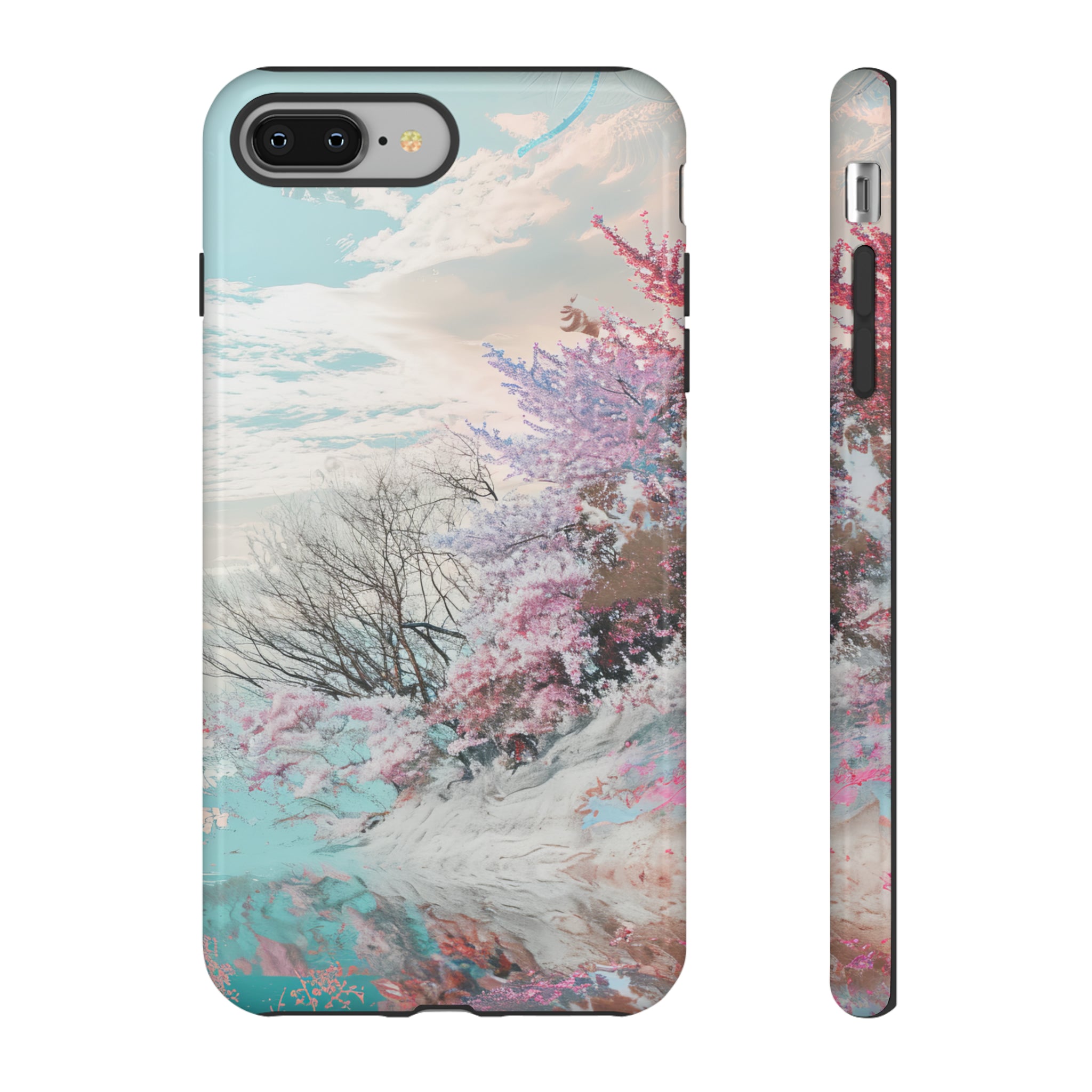 Winter Lake Weave Bliss - Protective Phone Case