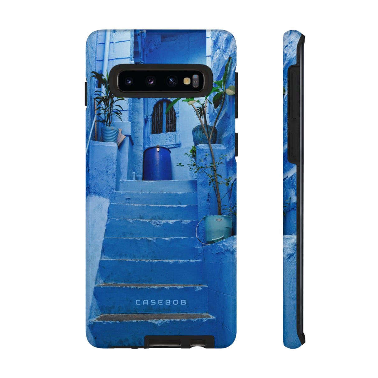 Blue City Morocco - Protective Phone Case