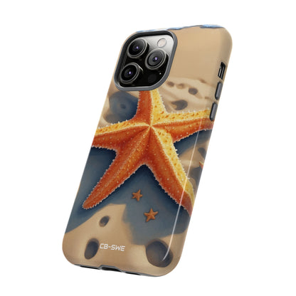 Starfish Rests On Sand - iPhone Case